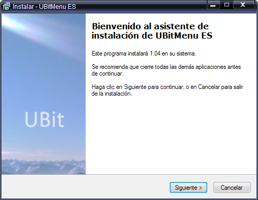 Instalación de UBitMenu