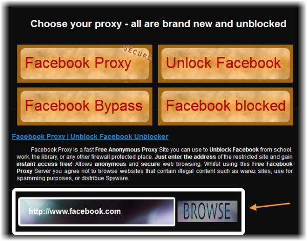 Facebook Proxy