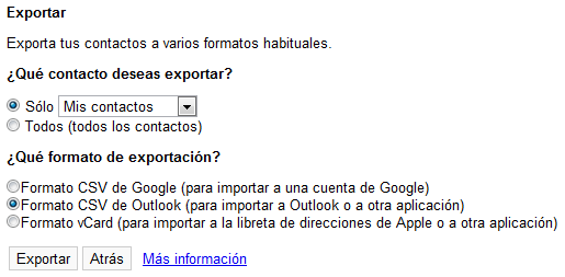 Gmail - Exportar